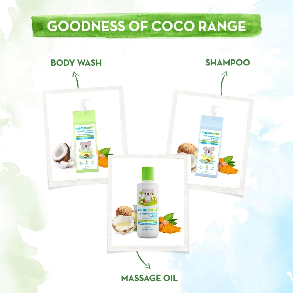 Coco Soft Massage Oil with Coconut & Turmeric Oil for Babies, 200 ml-5.webp